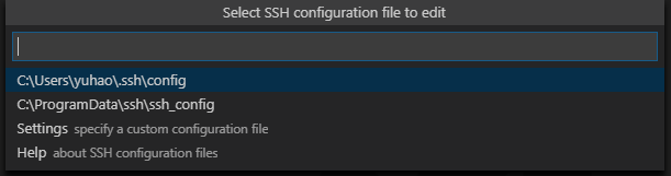 打开 SSH 配置文件